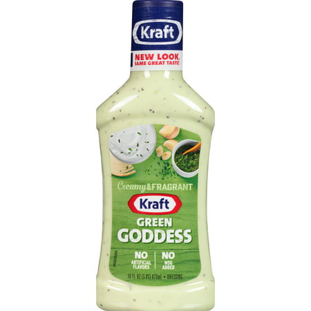 (3 Pack) Kraft Green Goddess Dressing, 16 Fl Oz (Best Store Bought Green Goddess Dressing)
