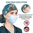 thumbnail image 2 of Scrub Cap ABAMERICA - Soporte para coletas para mujer, cabello largo, 2 of 6