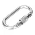 thumbnail image 3 of , Carabiner Many Applications Alloy Steel Material High Strength Fine Workmanship Convenient  For Rock Climbing For Fire Rescue, 3 of 8