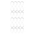 thumbnail image 4 of Wosthever 12 piezas de ganchos enrollables para cortina de ducha, ganchos para barra de baño, anillos, accesorios universales para habitación del hogar, Type2 NO2 Wosthever CBP227740, 4 of 6
