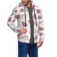 thumbnail image 3 of Zip Up Hoodies for Men - funny garlic cloves Print Long Sleeve Comfrt Men'S Fashion Hoodies & Sweatshirts, Jackets for Men Hoodies Pullover Clothing Clothes with Pouch, 3 of 5