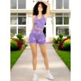 thumbnail image 4 of Conjunto Deportivo Casual Mujer Short y Blusa Stretch Tye-Dye, Comodidad y Estilo UNITALLA, 4 of 5