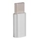 thumbnail image 2 of Adaptador tipo C Micro transferencia Aleación de aluminio Enchufe Mini cargador OTG para transmisión de datos (Plata), 2 of 8