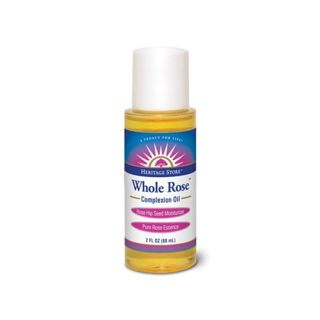 HERITAGE STORE Whole Rose, Oil, Rose (Btl-Plastic) | 2oz