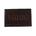 thumbnail image 1 of Tapete para Entrada de PVC y Alfombra de Uso Rudo para Interior y Exterior con Leyenda Bienvenido Du Vló Tapete Felpudo Chcolate, 1 of 4