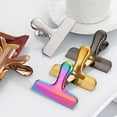 thumbnail image 4 of Bag Sealing Clips 5Pc Stainless Sealing Clip Multi Colored Metal Snack Bag Sealing Clip Kitchen Fresh and Clip, 4 of 9