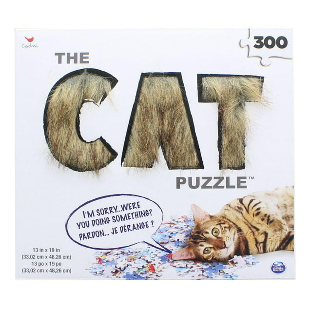 Faux Fur 300-Piece Cat Puzzle