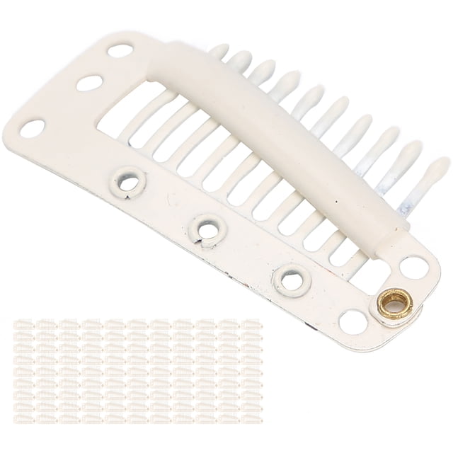 Metal Clip, Comb-shaped Excellent Effect Clip With Safe Design For DIY For Woman Black,Coffee,Beige