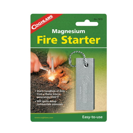 Coghlan's 7870 Magnesium Fire Starter (Best Fire Starter For Hiking)