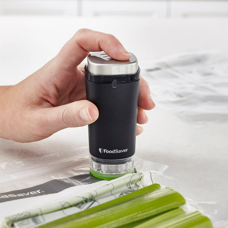 FoodSaver Mini Vacuum Sealer and Bags, Portable Rechargeable Food