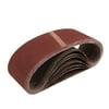 Sanding Belts 10pcs 3"x21" Aluminium Oxide 120 Grit for Metal Wood Grinding