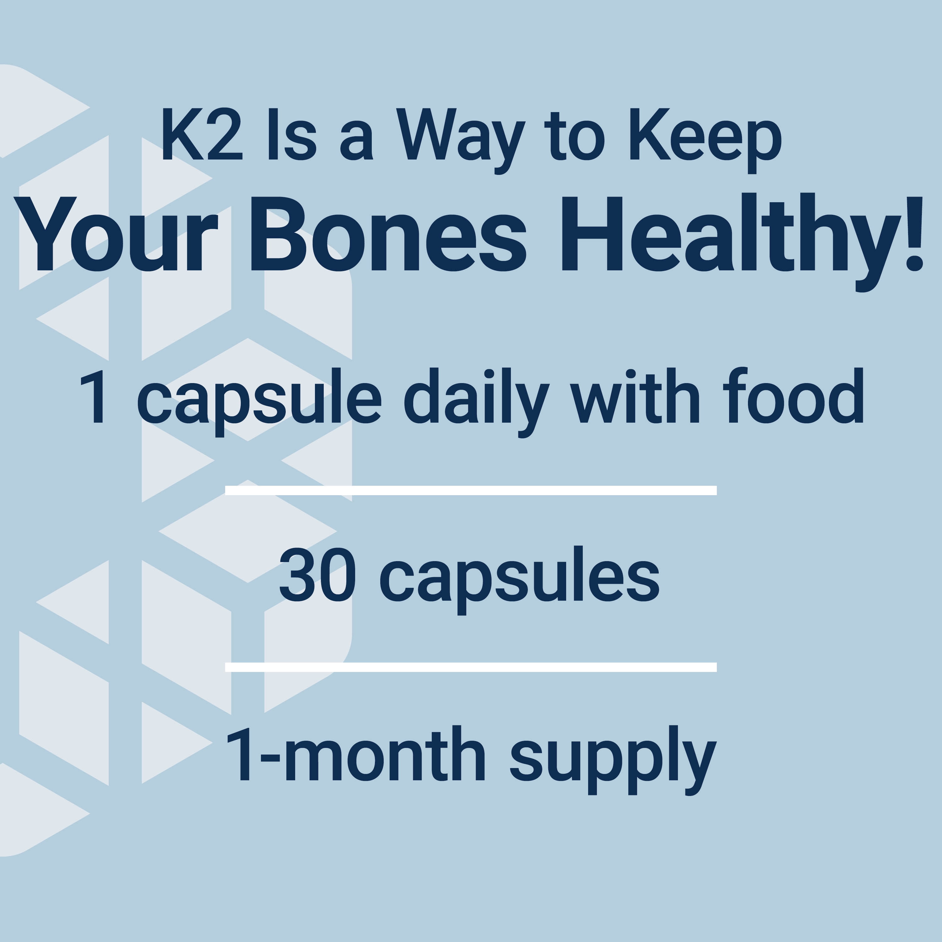 Life Extension Mega Vitamin K2 High Potency for Strong Bones, clinically studied 45 mg K2 dosage, promotes healthy bone density, gluten-free, non-GMO, 30 capsules