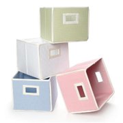 Badger Basket 00844 Folding Basket-Storage Cube- Blue