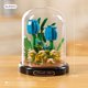 thumbnail image 3 of Bonsái de flores eternas, caja de música con forma de clavel y rosa, bloques de construcción, tulipán, microladrillos, decoración de bonsái, juguetes para niñas, regalo para niños, 3 of 5