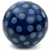 Oriental Furniture 6" Decorative Porcelain Ball, Blue with White Stars, decorative items, centerpiece, any occasion