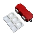 thumbnail image 1 of harper Billiard Chalk Holder with Multiple Slots Cue Stick Billiard Accessory Organizer red, 1 of 10