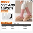 thumbnail image 5 of Mqamex 6-Pair Unisex Plush Mid-Crew Socks with Non-Slip Grip, Cloud-Like Soft Fleece Lined Winter Socks in Muted Colors, Cozy Thermal House Socks for Home & Office, 5 of 6