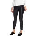 thumbnail image 1 of 1.STATE Leggings casuales de piel sintética para mujer, negro, 10, 1 of 1