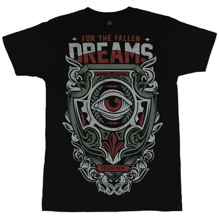 For the Fallen Dreams Mens T-Shirt - Ornate Eyed Resentment Ornate