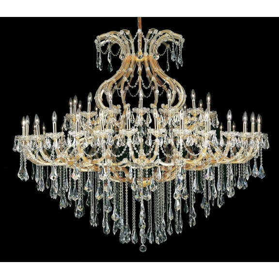 Elegant Lighting Maria Theresa 72" 49 Light Royal Crystal Chandelier
