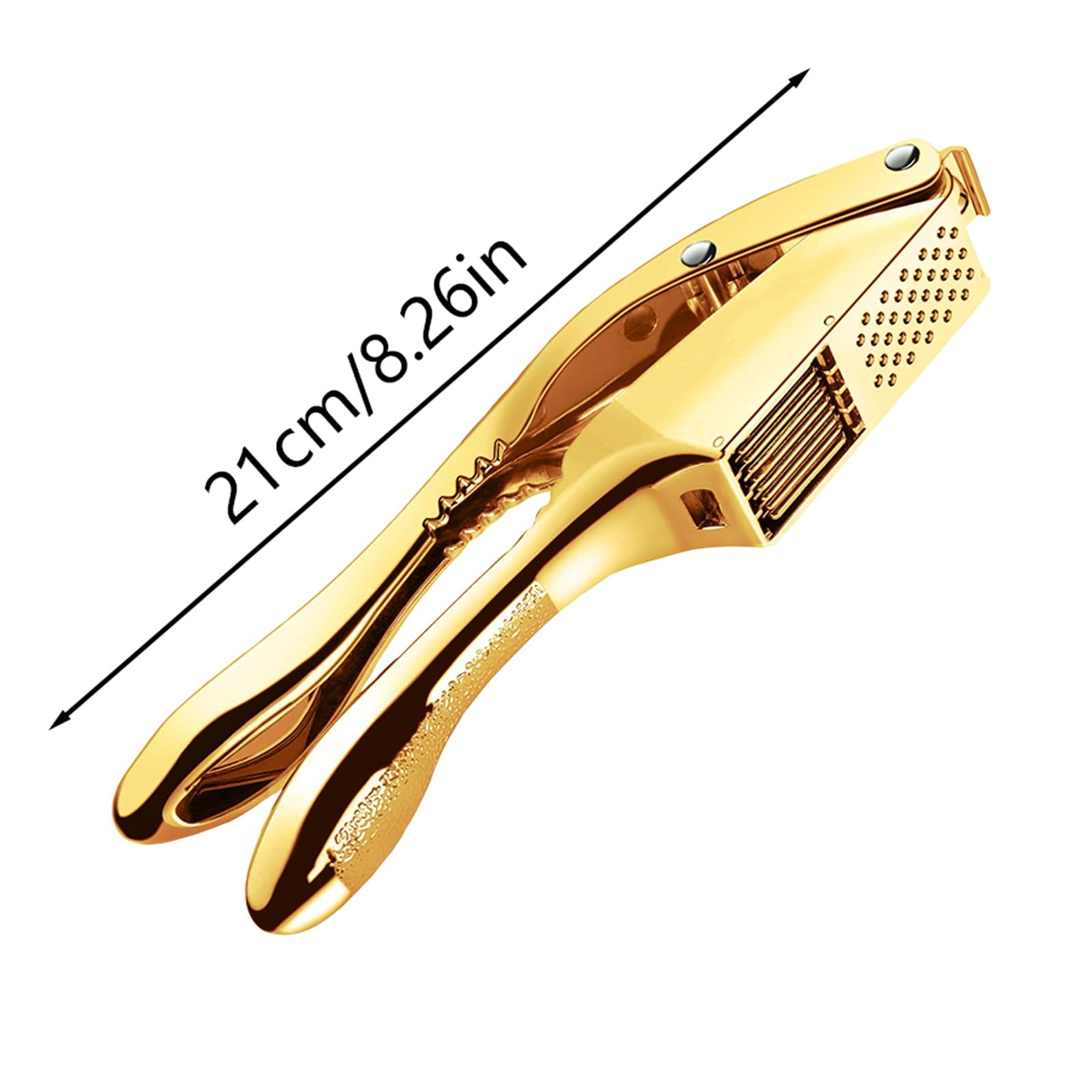 Two In Aluminum Garlic Cutter for Kitchen Functional and Grinder –, Easy-Clean Stainless Garlic in Modern Minimalist Design