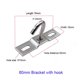thumbnail image 3 of Longitud 68/78/95 mm Soporte con gancho para colgar Grosor 1,5 mm Barra de montaje en techo Lámpara de pared Lámpara colgante Accesorios de iluminación DIY, 3 of 5