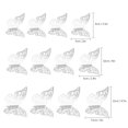 thumbnail image 4 of 12 unids / set 3D Mariposa Pegatinas de Pared Pegatinas Murales Extraíbles DIY Art Wall Decals Decor Abanopi Pegatina de pared, 4 of 7