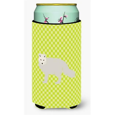 

Carolines Treasures BB7703TBC White Arctic Fox Green Tall Boy Beverage Insulator Hugger