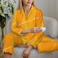 thumbnail image 6 of Kdxio Happy Halloween Women's Pajama Sets Long Sleeve Button Down Sleepwear Nightwear Soft Pjs Lounge Sets-X-Large, 6 of 7
