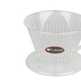 thumbnail image 1 of Cone Shape Coffee Maker Filter Cup Dripper Reusable filters Reusable plastic cup dripper Pour Over Serving Mug Filters Manually Coffee Dripper, 1 of 9