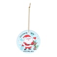 thumbnail image 2 of Colgante para árbol de Navidad, colgante para árbol de Navidad, suministros navideños redondos, colgante de cerámica para árbol de Navidad optimizado para la excelencia, 2 of 8