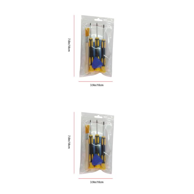 Wweixi 1 Set T6 T8 Game Console Repair Opening Tool Kit Screwdriver Brush Disassemble Tool Set for 360 2Set