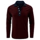 thumbnail image 5 of Blusa y camisa de manga larga con cuello vuelto para hombre, blusa informal de moda con cuello vuelto y manga larga, blusa transpirable, blusa para hombre, 5 of 6