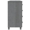 thumbnail image 2 of vidaXL Sideboard HAMAR Modern Solid Pinewood, Gray, 1-Count, 44.5 in L x 15.7 in W x 31.5 in H, 2 of 30