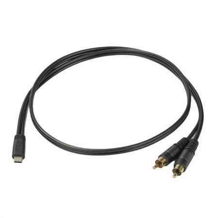 USB/USB C to 2RCA Cable Type C to Male 2RCA Splitter 2RCA to USB C Adapter for Home Theater Amplifier Speaker Car