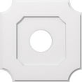 thumbnail image 1 of Ekena Millwork CMP22LE-06000 22 in. OD x 6 in. ID Square Locke Architectural Grade PVC Contemporary Ceiling Medallion, 1 of 4