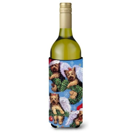 

Yorkie Christmas Angels Everywhere Wine Bottle Hugger