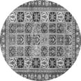 thumbnail image 1 of Ahgly Company Indoor Round Southwestern Gray Country Area Rugs, 5' Round, 1 of 1