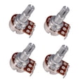 thumbnail image 1 of 4 Unids Potenciómetros de Eje Moleteado 18 Mm A100K B100K para Guitarra Eléctrica Perfecl, 1 of 8