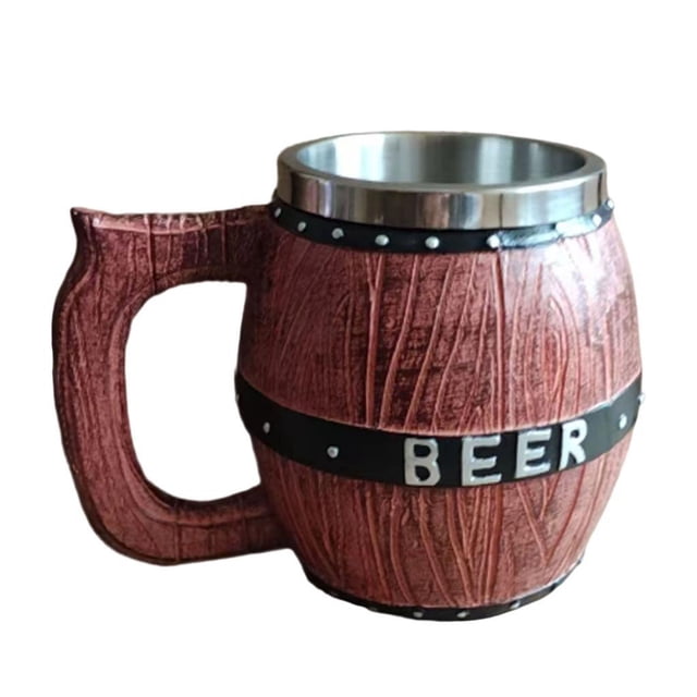 Taza de Madera de Estilo Creativa, Taza de Café Y Cerveza, Taza de Té, Regalo de Navidad para Hombres
