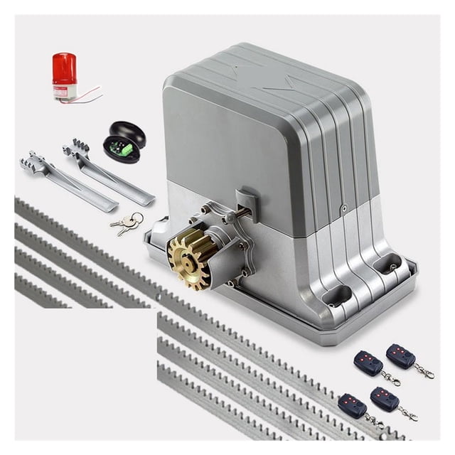Heavy Duty Automatic Electric Sliding Gate Door Motor Engine Opener With 4m Racks (remotr Control QTY/sensor/button Optional) ,Easy to Install