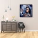 thumbnail image 5 of Cuadros Decorativos Figura de pintura de diamante chica lobo 5D resina de diamantes de imitación redonda completa Ndcxsfigh Nuevos Originales, 5 of 8