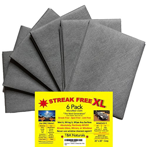 Streak Free Cleaning Cloth 3 Pk As Seen On TV Washable Free Ship & Free Gift 