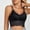 Black, variant on Women Sexy Bra Top Solid Vest Bra Lace Wrapped Seamless Breathable Brassier Push Up Top Underwear