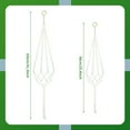 thumbnail image 2 of Prdigy 4PCS Macrame Plant Hanger for Inside, Hanging Planters for Indoor Plants with 4 Hooks, 2 Size, 4 Legs Structurally Stable Cotton Rope Hanging Plant Holder for Boho Home Decor, 2 of 7