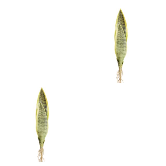 Moyic Aspecto realista Planta ecológica para el hogar Oficina Jardín Balcón Amplia aplicación Bajo mantenimiento Pet-Friednly 3 hojas 3 hojas 40 CM, 40 CM 2Conjunto