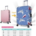 thumbnail image 6 of Foraging shark Print Washable Scratch-Resistant Suitcase Cover Protectors With Concealed Zipper, 6 of 6