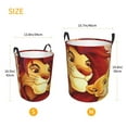 thumbnail image 5 of Large Laundry Hamper, The Lion King Collapsible Laundry Basket With Handles, Tall Storage Basket For Blanket, Toys, Dirty Clothes In Living Room, Bedroom, Bathroom, Nursery, 5 of 7