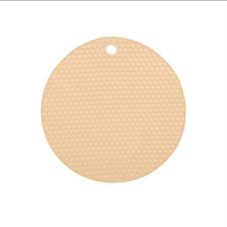 

Rubber Placemat Round Table Placemat Dining Table Mat Hot Insulation Pad Table Insulation Pad Round Placemat Rubber Free Prevent Slip Heat Resistant Washable Table Insulation Pad