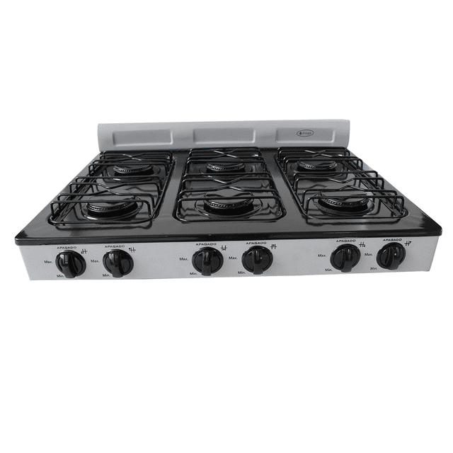 Parrilla Fraga P330 A Gas 6 Quemadores Porcelanizada gris 1 Fraga P330